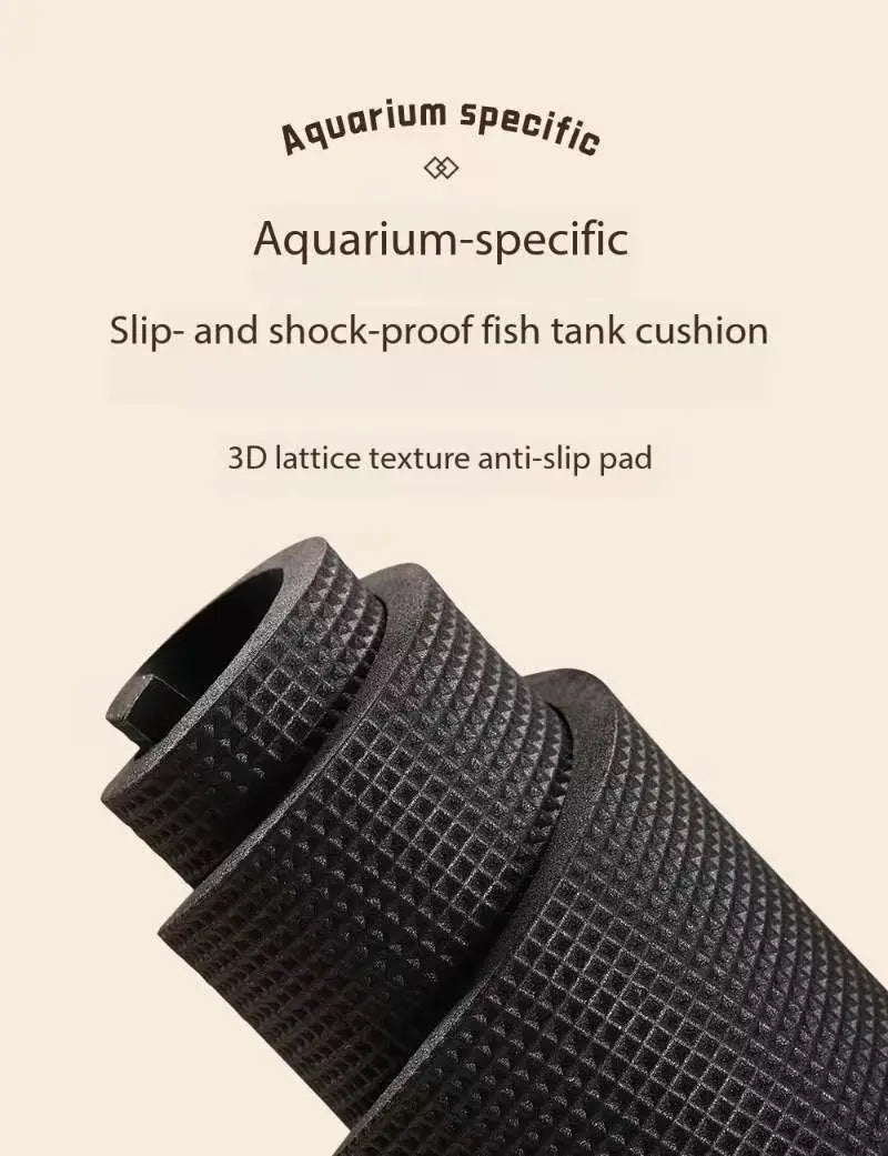 Ultra-Clear Aquarium Mat – 6mm Shockproof Insulation for Fish Tank Setup