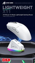 Wireless Gaming Mouse – RGB Ergonomic Bluetooth PC Mouse for Esports