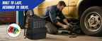 Heavy Duty Tool Backpack – Portable Organizer for Electricians and Plumbers