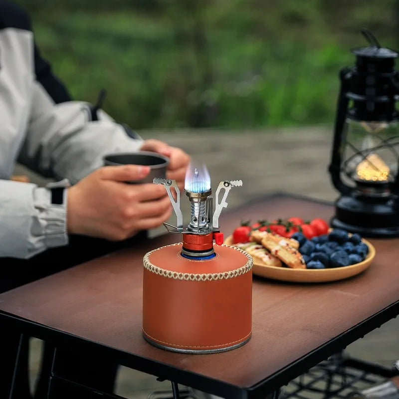 Foldable Alloy Gas Stove – Ultra-light Portable Cooker for Camping and Hiking