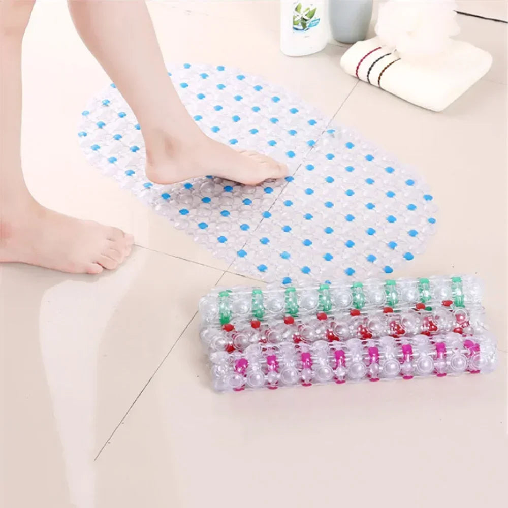 PVC Anti-slip Bath Mat – Massage Shower Pad for Bathroom Safety