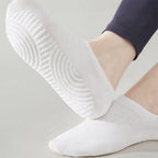 Anti-slip Cotton Yoga Socks – Breathable Pilates Ballet Grips for Women Gym