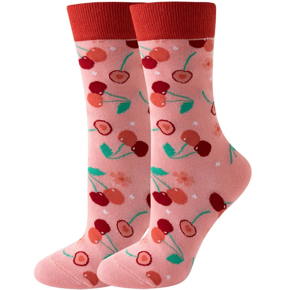 Colorful Cartoon Animal Crew Socks – Fun Harajuku Apparel for Men and Women