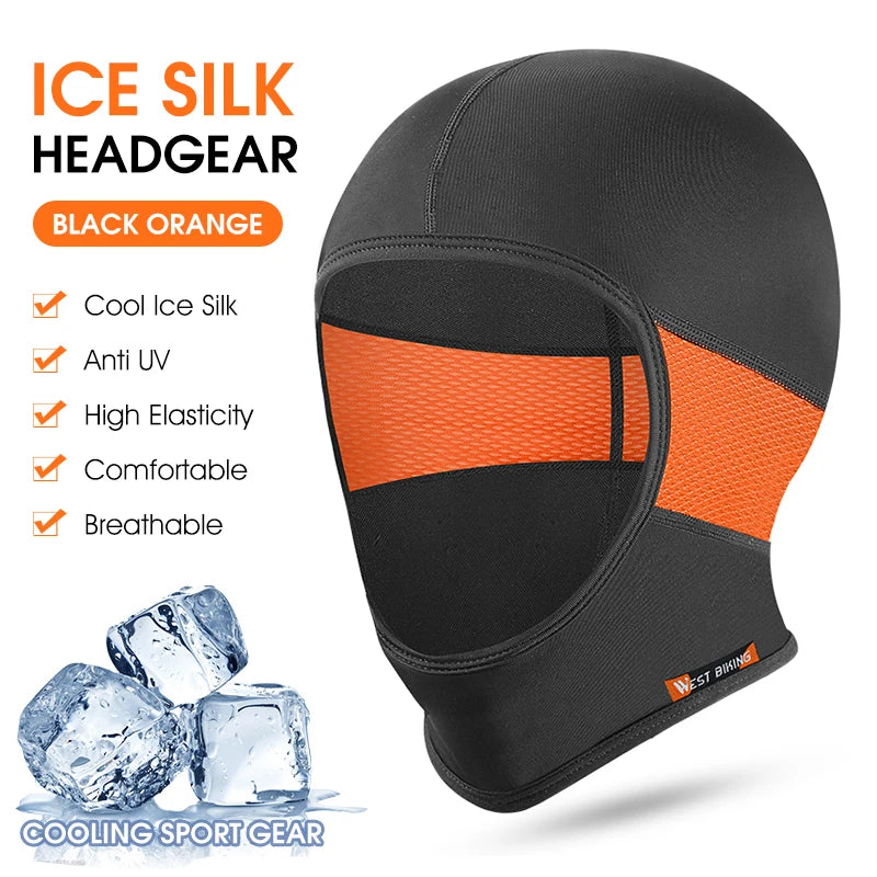 Summer Cooling Balaclava – UV Protection Face Mask for Cycling and Sports