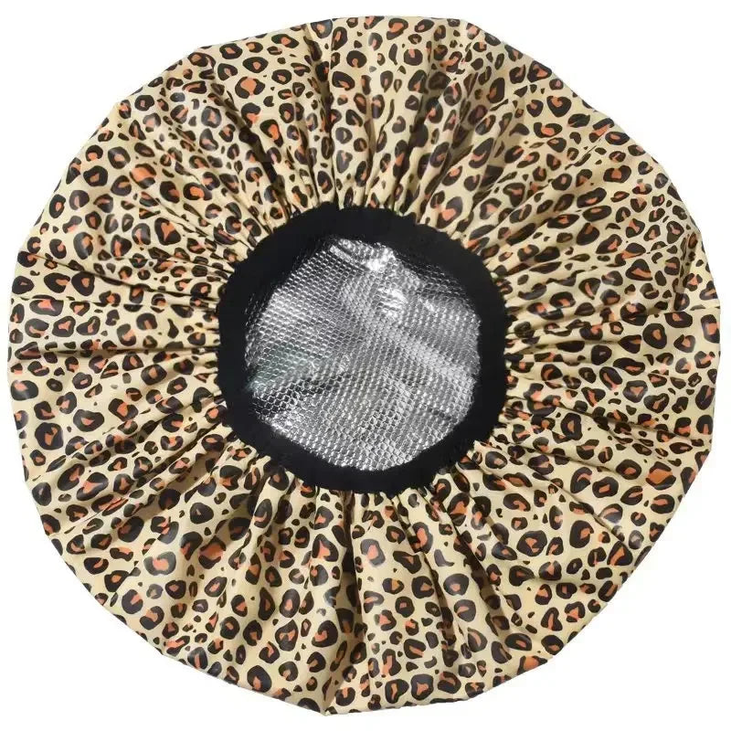 Self-Heating Thermal Hair Mask Cap – Insulated Foil Hat for Deep Conditioning
