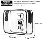 Transparent PVC Travel Toiletry Bag – Waterproof Cosmetic Organizer for Packing