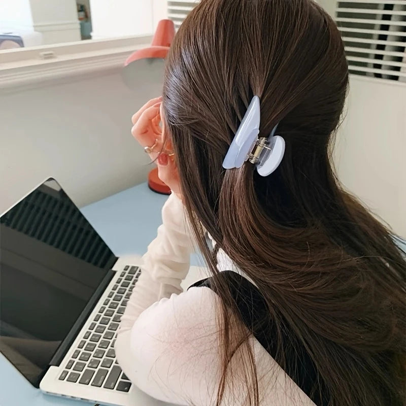 Medium Acetate Hair Claw – Elegant Shark Clip for Women Hair Styling