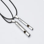 Titanium Emergency Whistle – Loud Keychain Tool for Outdoor Survival