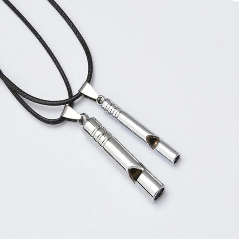 Titanium Emergency Whistle – Loud Keychain Tool for Outdoor Survival