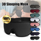 Memory Foam Sleep Mask – Ergonomic 3D Blindfold for Travel and Sleeping