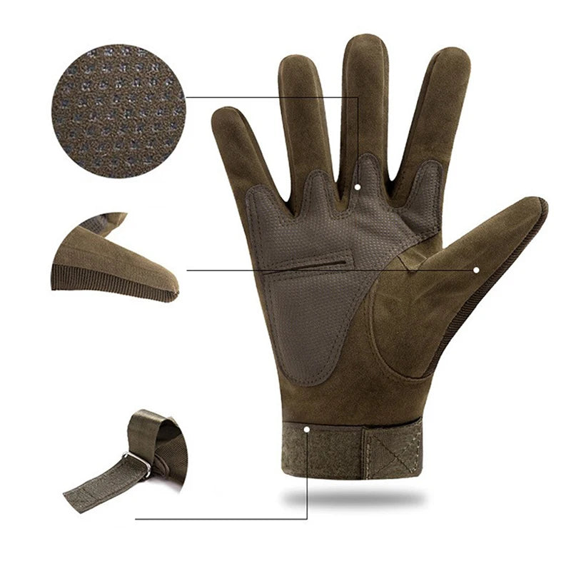 Tactical Military Gloves – Hard Knuckle Protection for Outdoor Sports