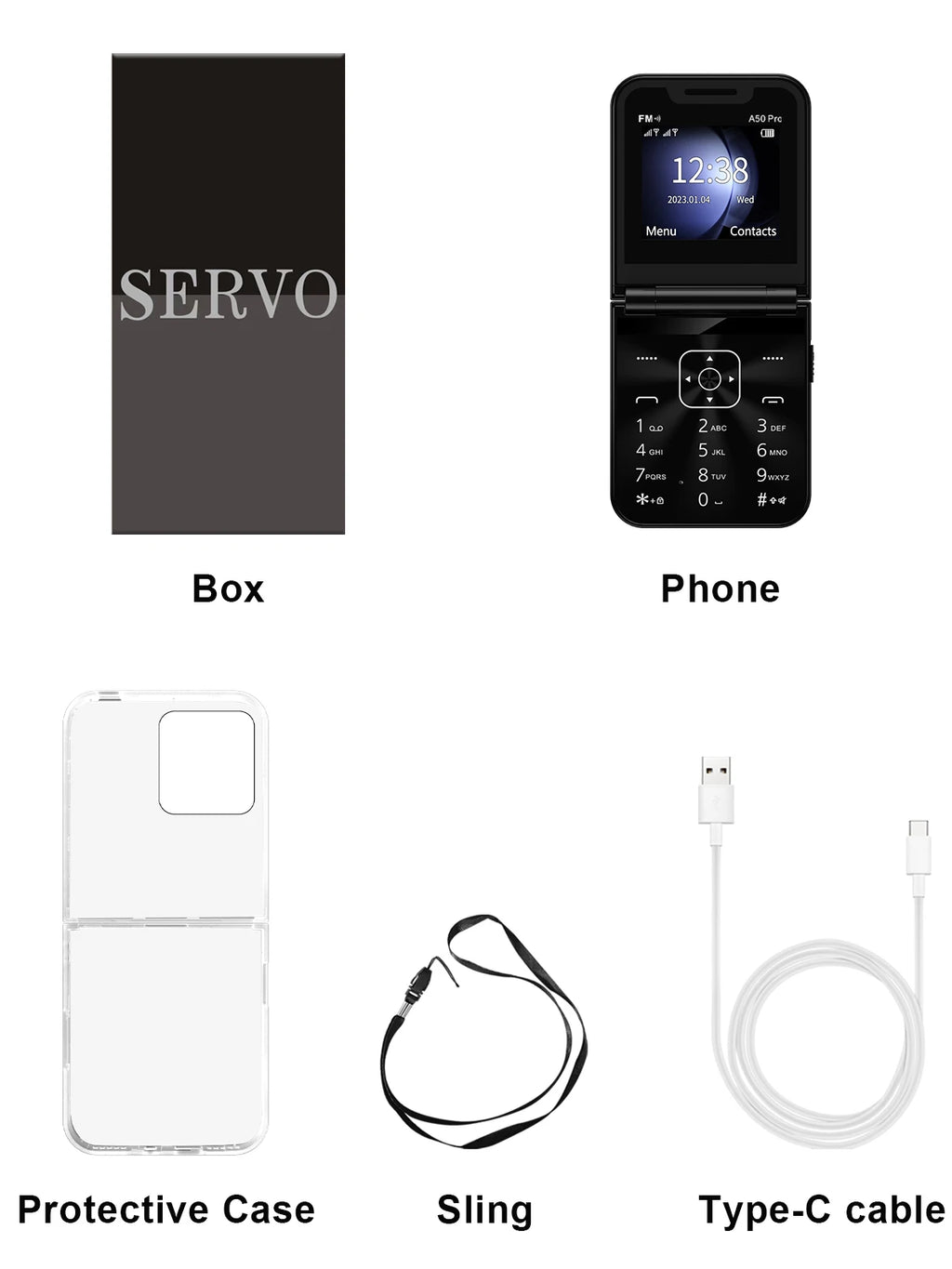 Flip Mobile Phone – Dual SIM with Call Recording for Seniors