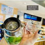 Large Capacity Glass Water Bottle – Transparent Milk Juice Cup for Outdoor Sports