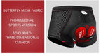 Padded Cycling Underwear Shorts – 5D Gel Breathable Liner for MTB Road Bike