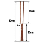 Handmade Tassel Curtain Tieback – Decorative Drapery Holdback for Home Decor