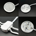 WiFi RGB LED Puck Lights – Dimmable Under Cabinet Lighting for Kitchen Decor