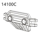 RC Car Spare Parts – Differential Shock and Tire Set for 1/14 Scale Models