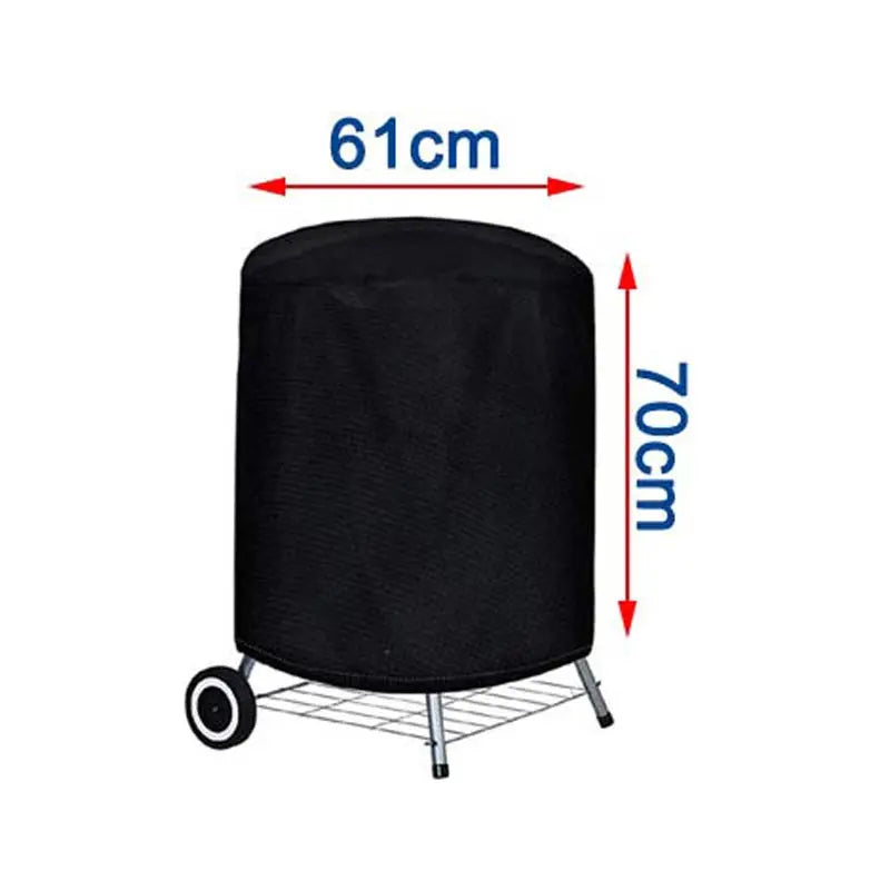 Heavy Duty Waterproof BBQ Cover – Protective Round Grill Shield for Outdoor