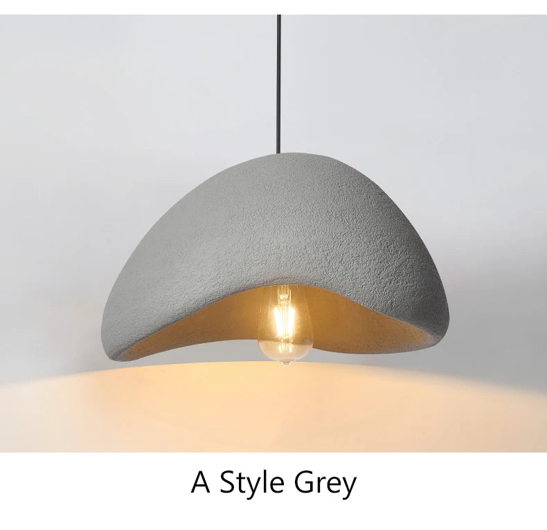 Wabi Sabi Pendant Light – Nordic Minimalist Chandelier for Dining Room Decor
