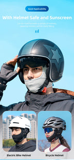 Summer Cooling Balaclava – UV Protection Face Mask for Cycling and Sports