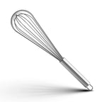 Stainless Steel Balloon Whisk – 8 10 12 Inch Wire Beater for Kitchen Cooking