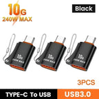 USB to USB-C Adapter – Fast Charging OTG Converter for Smartphones and Laptops