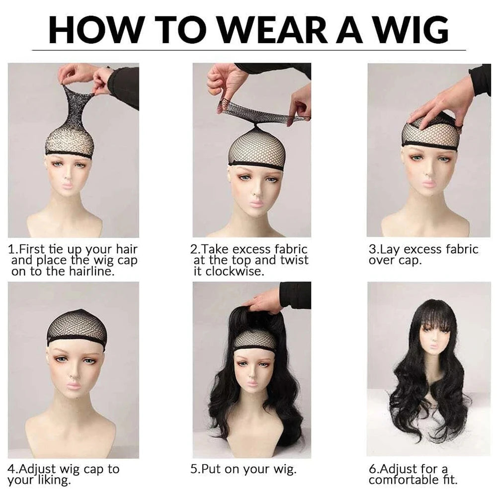 Long Straight Synthetic Wig – 26-Inch Colored Hair for Cosplay Halloween