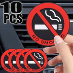 No Smoking Warning Decal – Adhesive Safety Sign for Cars and Home
