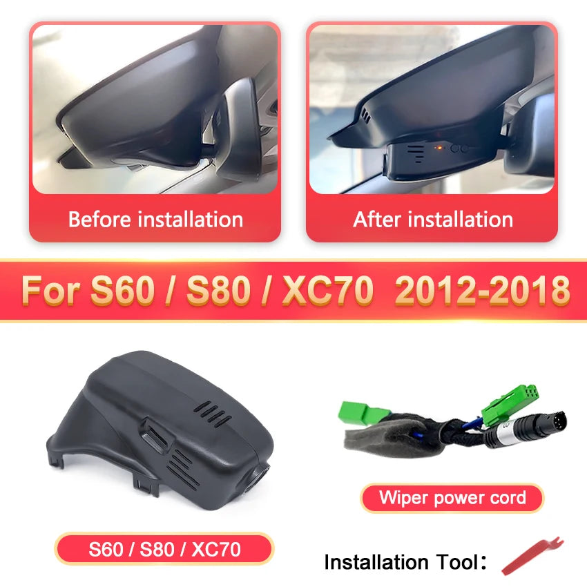 4K Ultra HD Dash Cam – Vehicle DVR Video Recorder for Volvo and Polestar