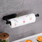 Adhesive Paper Towel Holder – Wall Mounted Rack for Kitchen and Bathroom