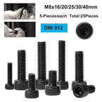 Metric Hex Socket Cap Screws – Grade 12.9 Steel Bolts for Furniture and Repair