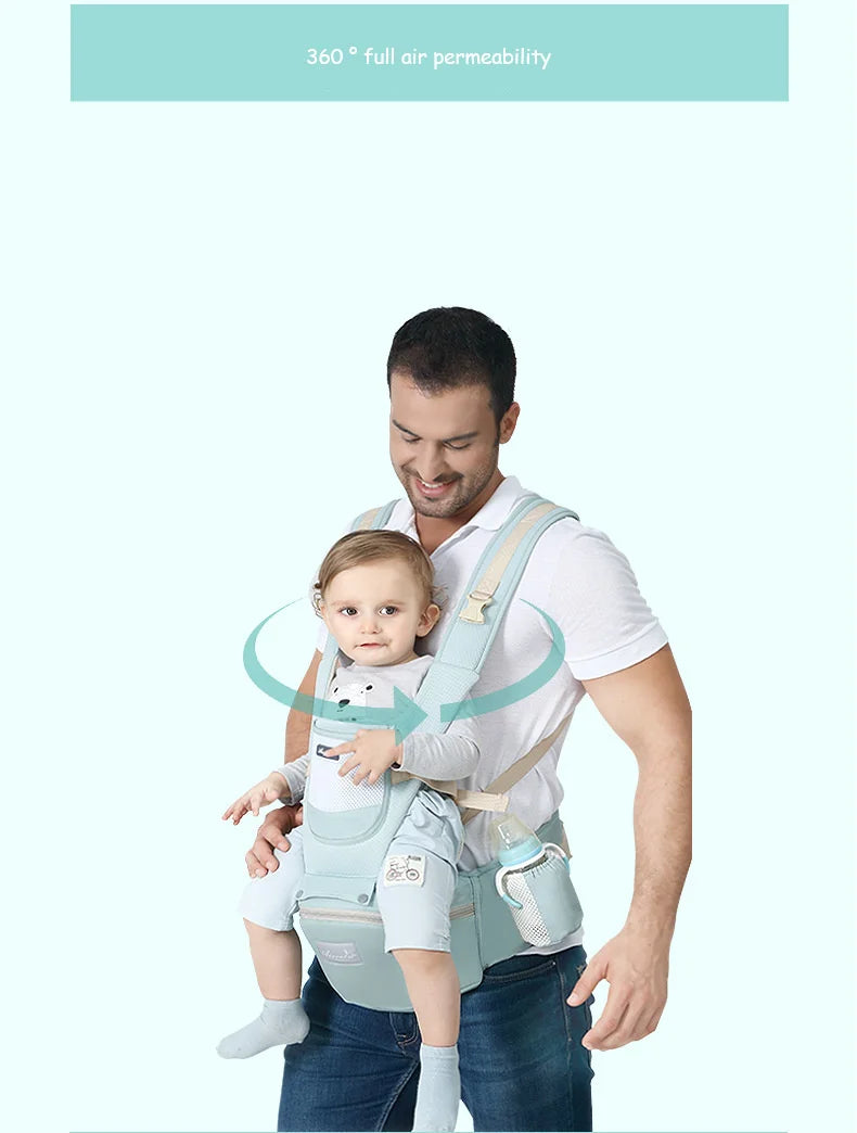 Ergonomic Baby Carrier – Multifunctional Waist Stool for Infant to Toddler