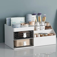 Transparent Cosmetic Organizer – Desktop Storage Drawers for Office Desks