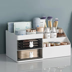 Transparent Cosmetic Organizer – Desktop Storage Drawers for Office Desks