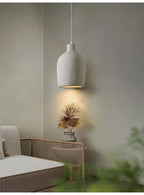Wabi Sabi LED Chandelier – Modern Minimalist Pendant Light for Dining Room