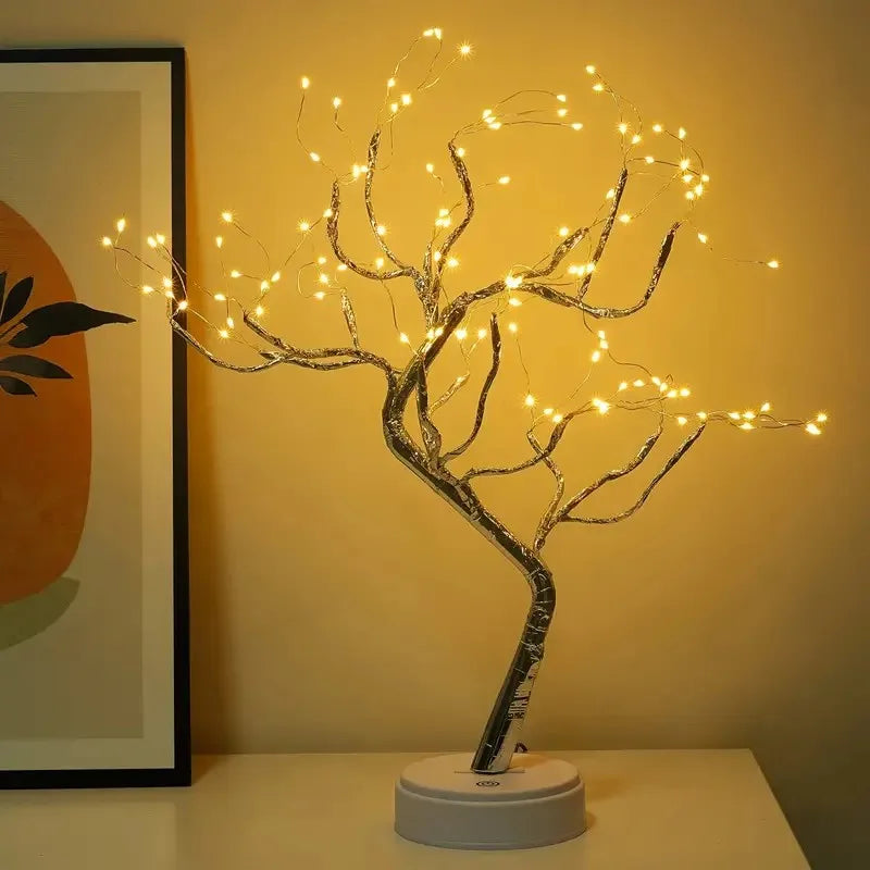 108 LED Bonsai Tree Light – Colorful USB Battery Decor for Home Bedroom Christmas