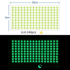 Glow in the Dark Wall Decals – Luminous Dots and Stars for Kids Bedroom Decor