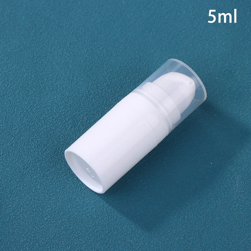 Portable Vacuum Pump Bottle – Refillable Travel Container for Cosmetics