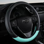 PU Leather Steering Wheel Cover – Non-Slip Grip for Universal Car Interior