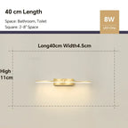 Modern LED Wall Light – Aluminum Vanity Mirror Lamp for Bathroom Makeup