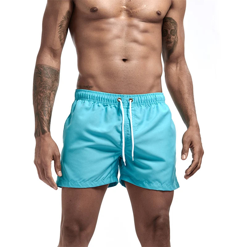 Mens Quick Dry Swim Trunks – Lightweight Beach Shorts for Summer Swimming