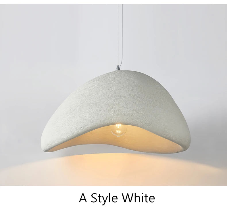 Wabi Sabi Pendant Light – Nordic Minimalist Chandelier for Dining Room Decor