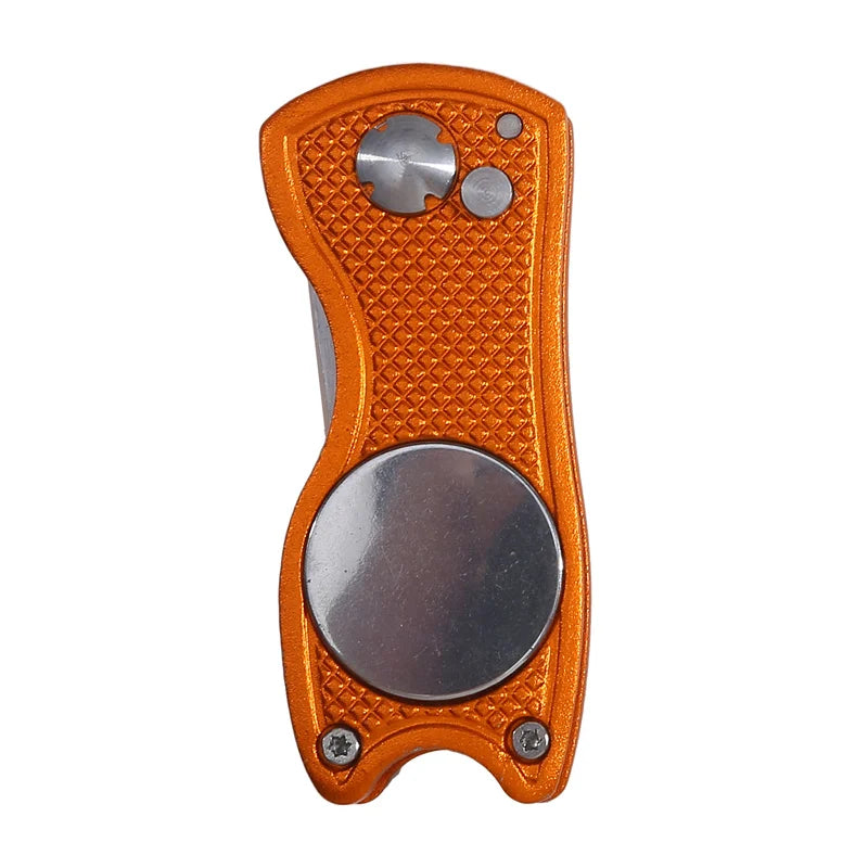 Foldable Golf Divot Tool – Groove Cleaner for Putting Green Training