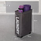 Rolling Slim Laundry Hamper – 22 Inch Waterproof Sorter for Home Organization