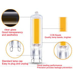 G9 LED Glass Light Bulb – Energy Efficient COB Lamp for Home Lighting