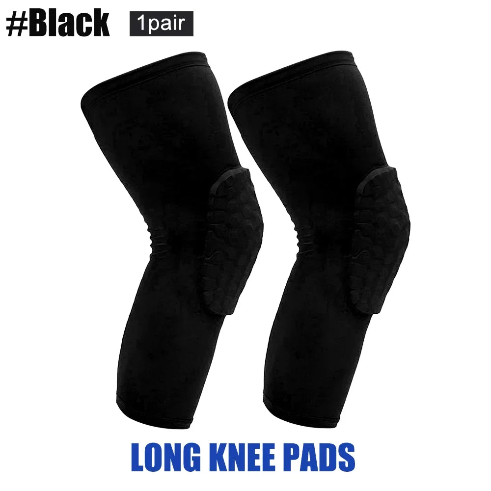 Honeycomb Compression Knee Pads – Protective Sleeve for Sports