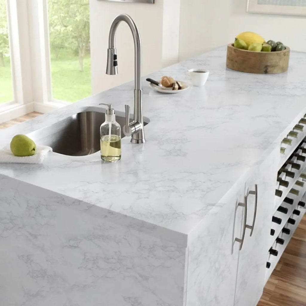 Marble Contact Paper – Waterproof Self Adhesive Vinyl for Kitchen Countertops