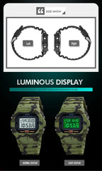 Digital Sport Watch – Multifunctional Retro Timepiece for Men
