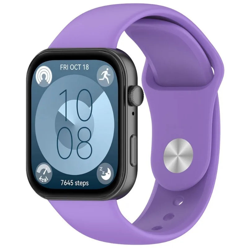 Silicone Sport Wristband – Breathable Replacement for Huawei Watch Fit