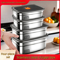 Stainless Steel Bento Box – Leak-Proof Food Container for Camping and Lunch